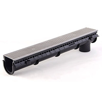 Zip-Trench Polypropylene Trench Drains 6, 12 - Light & Heavy Duty Grates  - Jay R. Smith Mfg. Co.