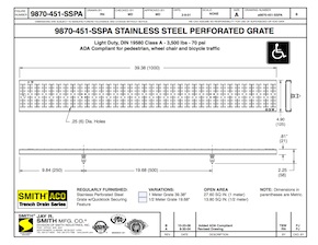 Zip-Trench Polypropylene Trench Drains 6, 12 - Light & Heavy Duty Grates  - Jay R. Smith Mfg. Co.